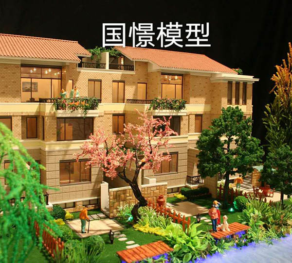 新龙县建筑模型