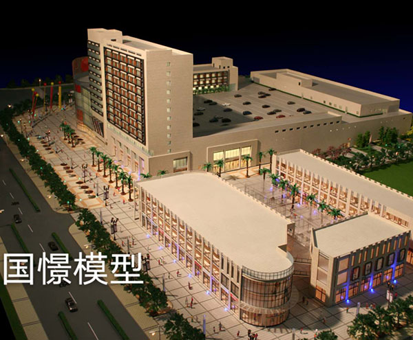 新龙县建筑模型