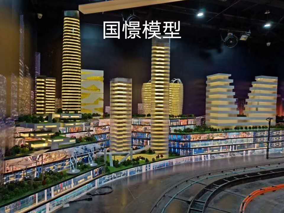 新龙县建筑模型