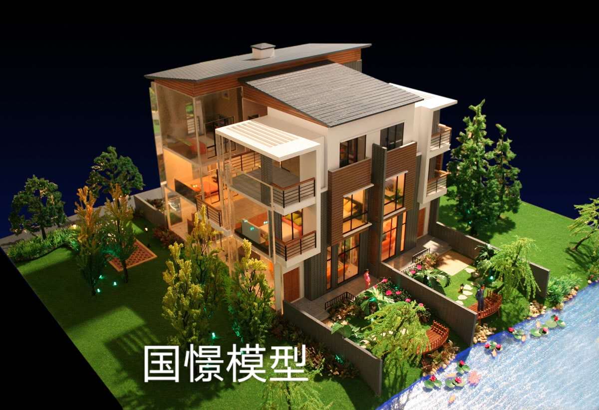 新龙县建筑模型