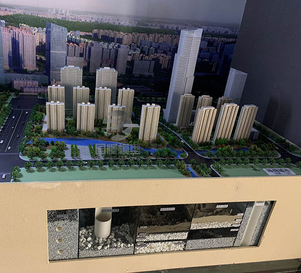 新龙县建筑模型